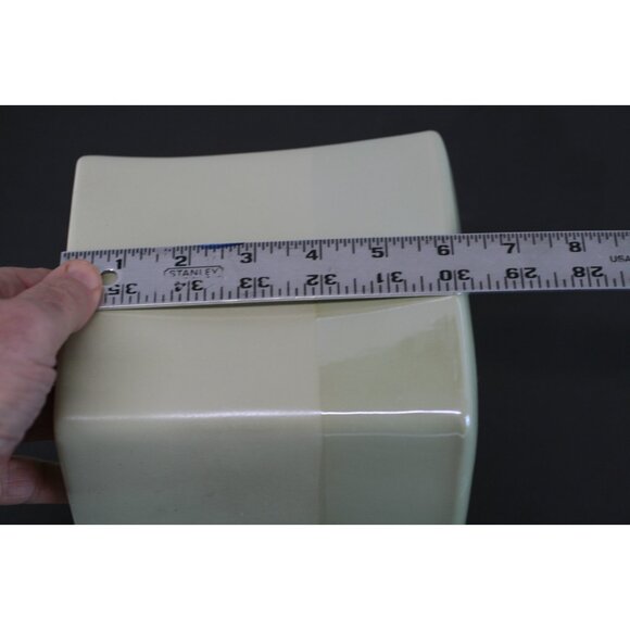 Wamsutta Shadow Sage Ceramic Tissue Box Cover Holder Green Springs 5.5" x 6" GUC - Picture 9 of 12